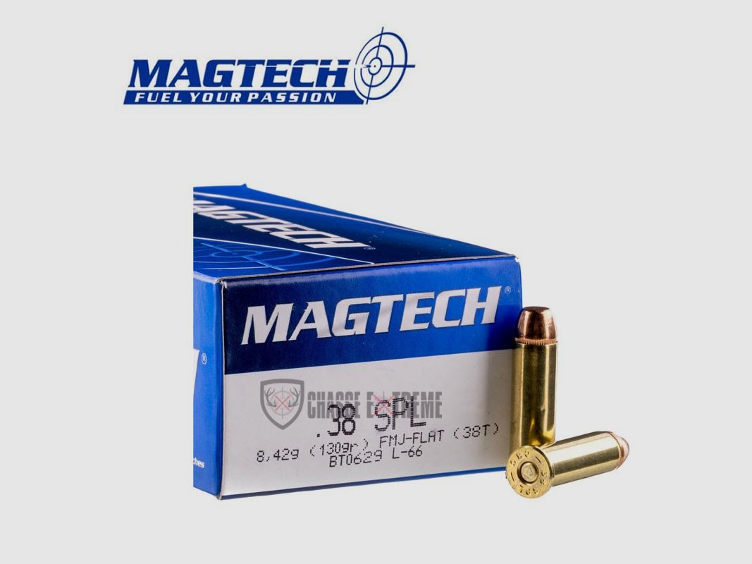 50 nabojów MAGTECH kal. 38SPL 130gr FMJ Płaski