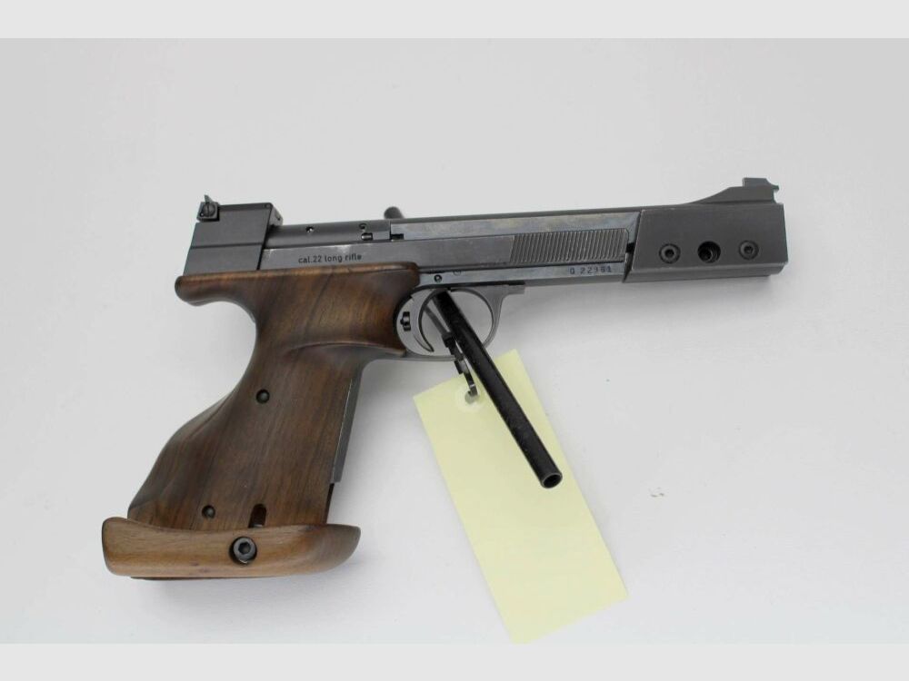 Pistole Hämmerli 208 mit Gewichten .22lr