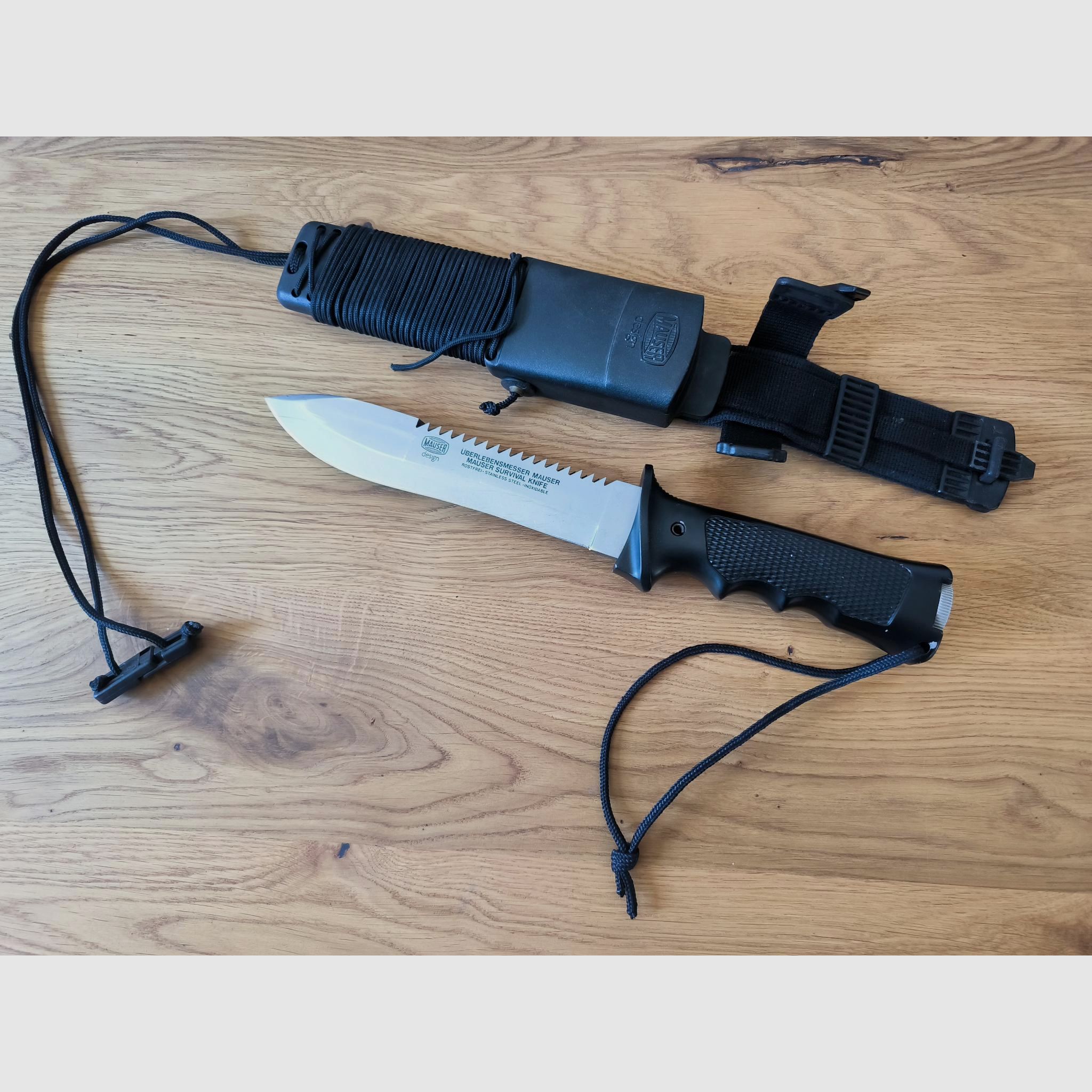 Couteau de survie Mauser Design par Aitor, Espagne (Commando)