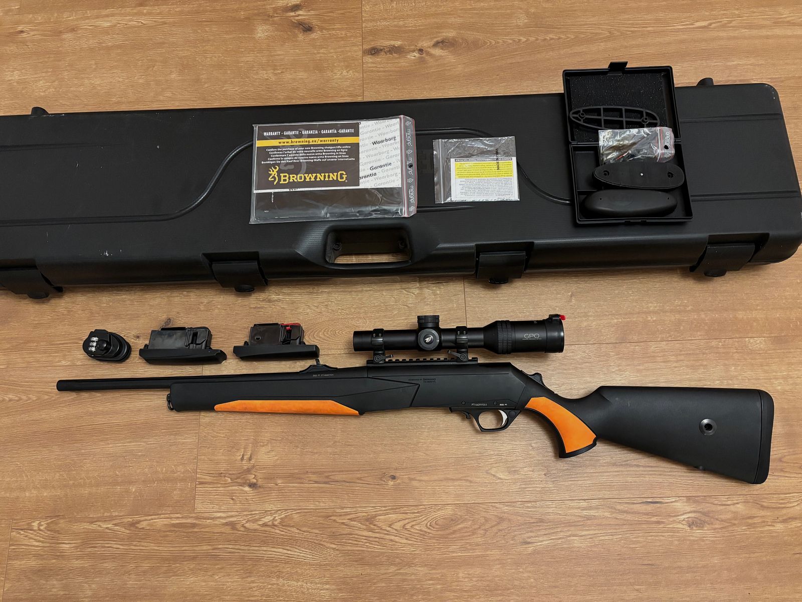 Browning MK3 caliber .308 including GPO 1-6-24 DJ glass Spectra