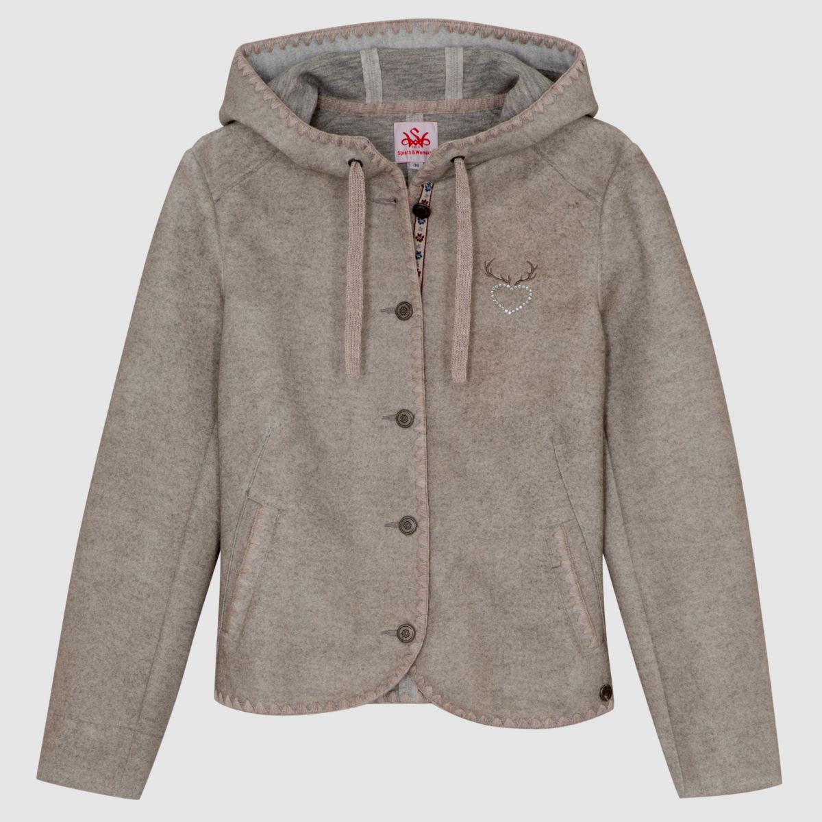 SPIETH & WENSKY Balve Waldjacke Damen Taupe