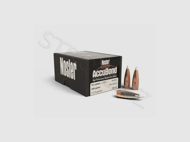 Geschosse Nosler AccuBond .35 cal, dia .358, 200grs, Bild 1 von 2