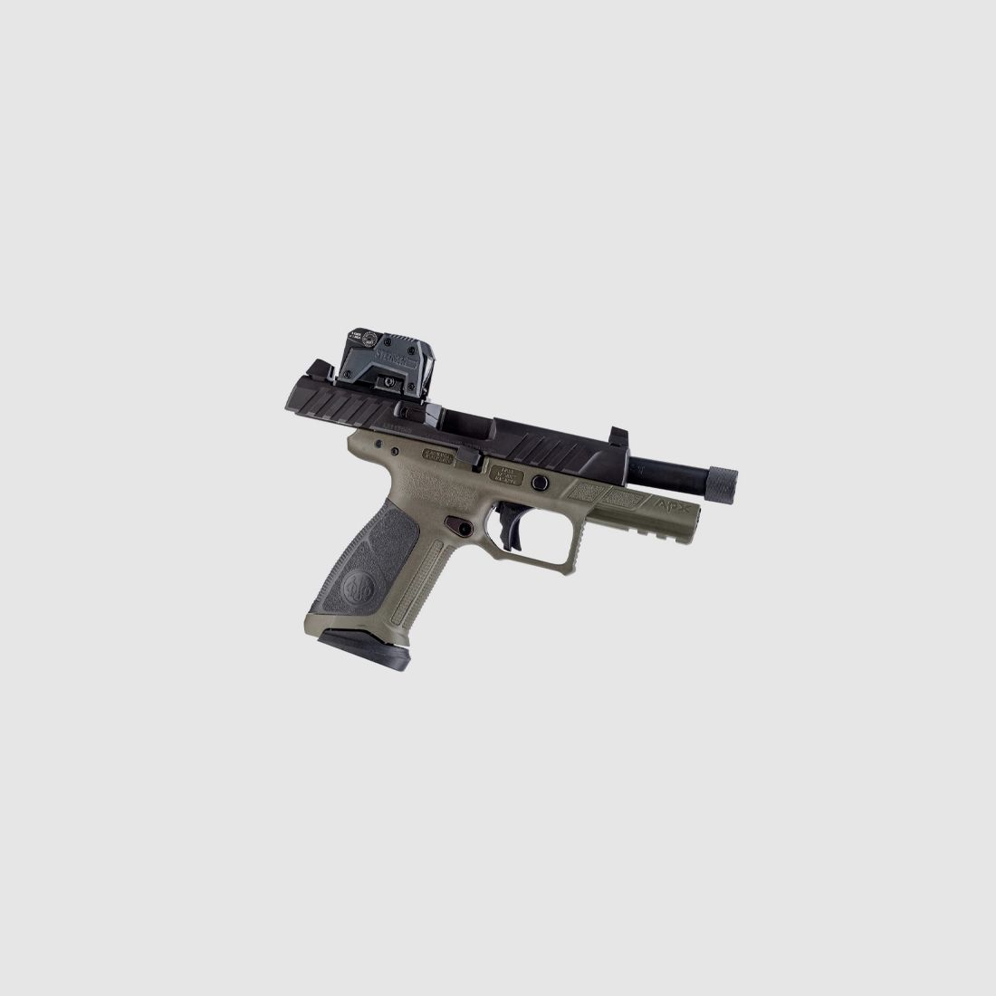 Beretta – Pistole / APX A1 / Tactical OD / Green / MT1/2×28 / RDO ready / 9mm, Bild 4 von 5