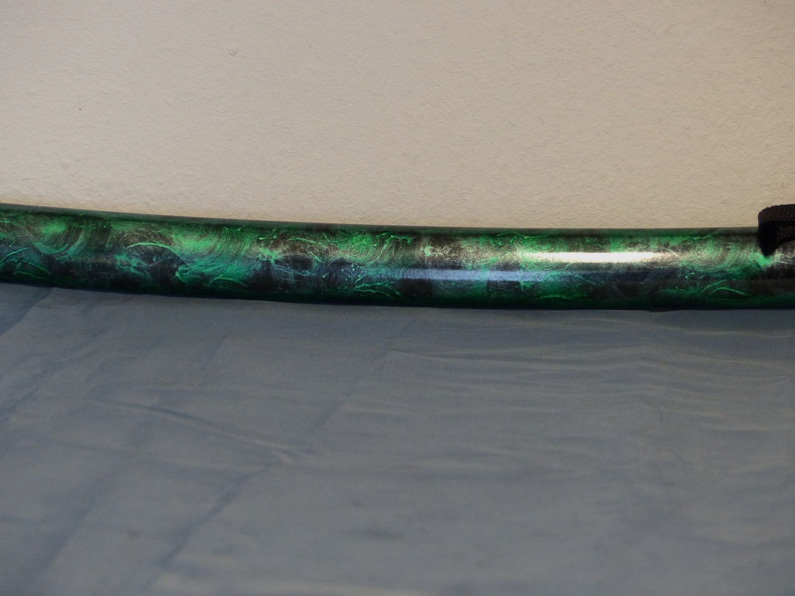 Katana Samurai Schwert Drachenmotiv Dragon grüne Scheide