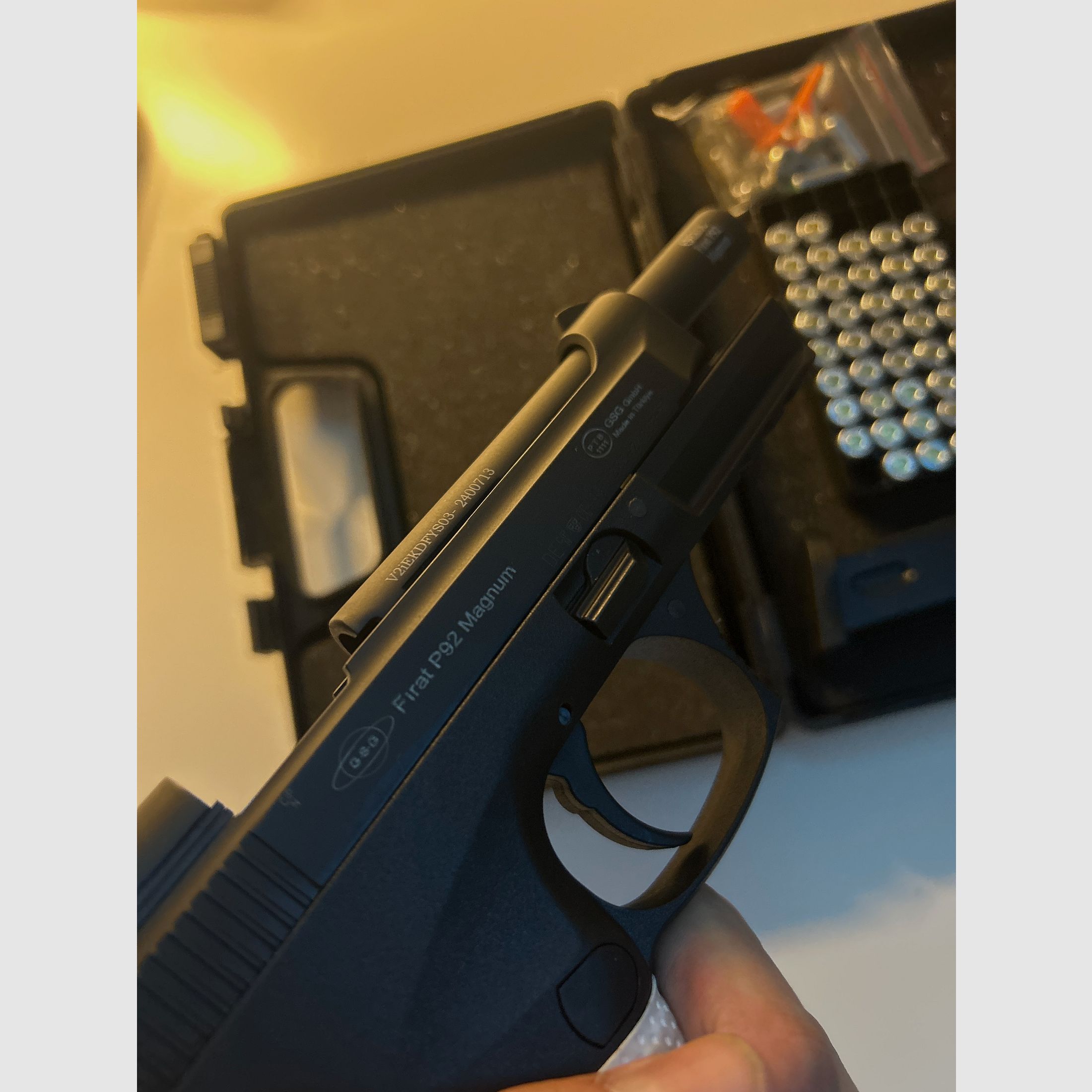 Magnum blank firing pistol Ekol P92 Magnum 9mm P.A.K. black
