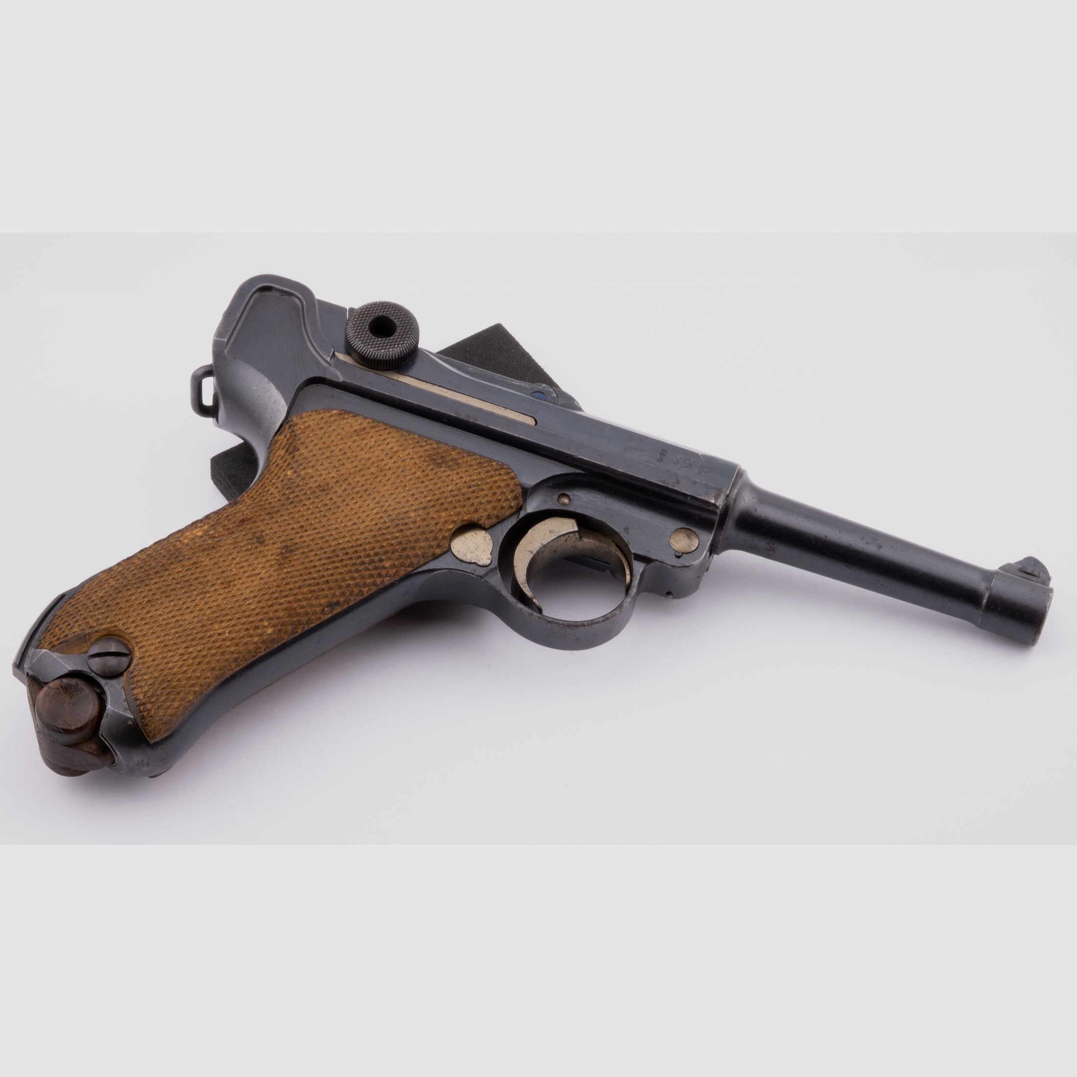 Pistole P 08 9mm Luger DWM 1917 Konvolut mit Tasche 1917