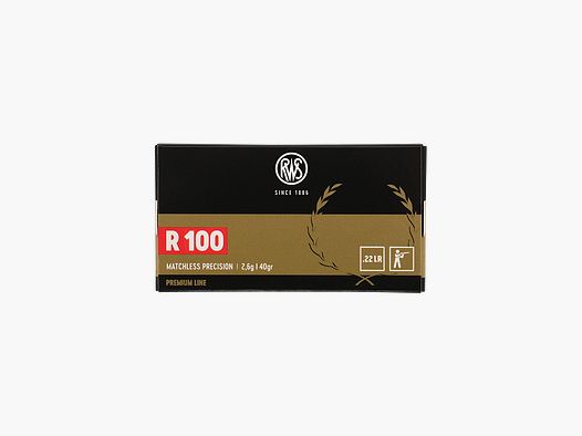 BOITE DE 50 CARTOUCHES RWS R100 CAL.22LR 40GR