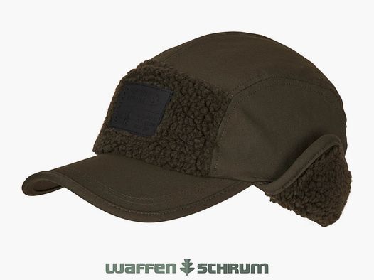 Seeland Cap Fold Down Teddyfleece Pine Green