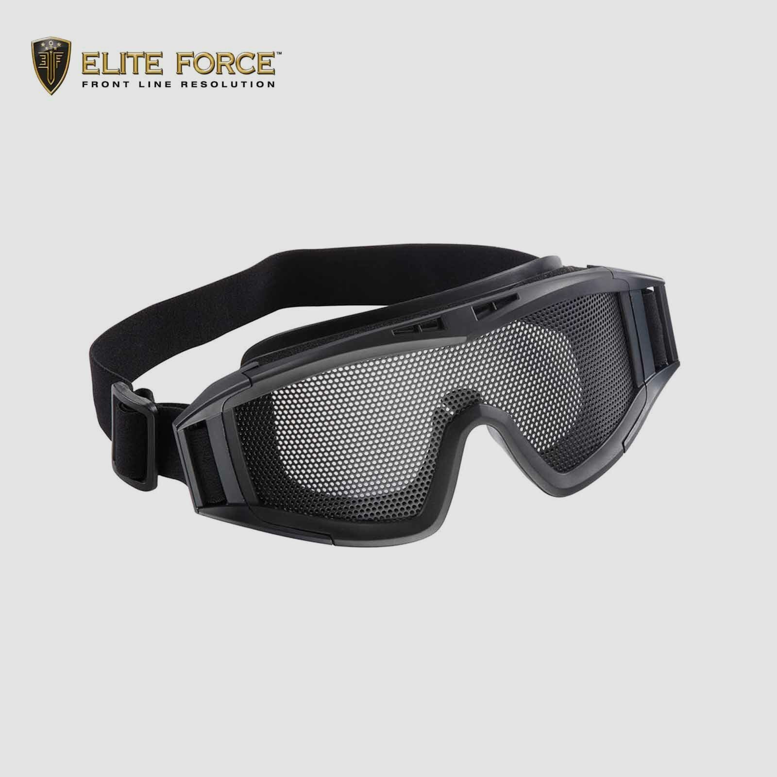 Elite Force MG 300 Schutzbrille für Airsoft mit Schutzhülle und Wechseleinsätzen