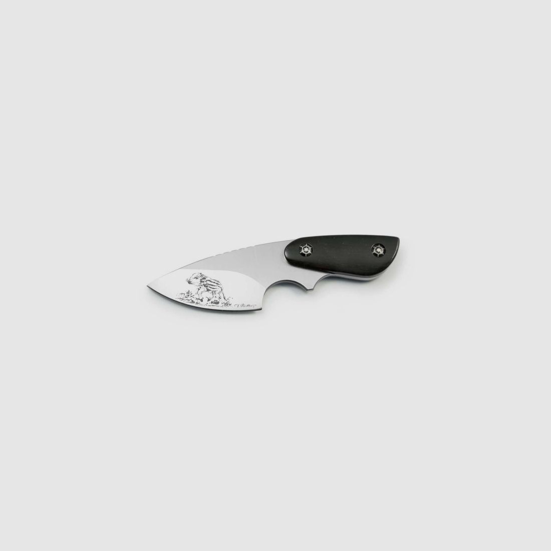 PUMA IP wild boar frischling, Ebenholz, Neck-Knife