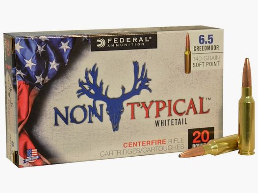Federal Non-Typical 6,5mm Creedmoor 140GR JSP 20 cartouches
