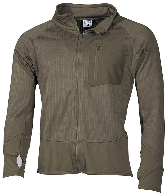 Warme thermische Jagdunterwäsche LEVEL 2 olive MFH 03202B, Ausverkauf