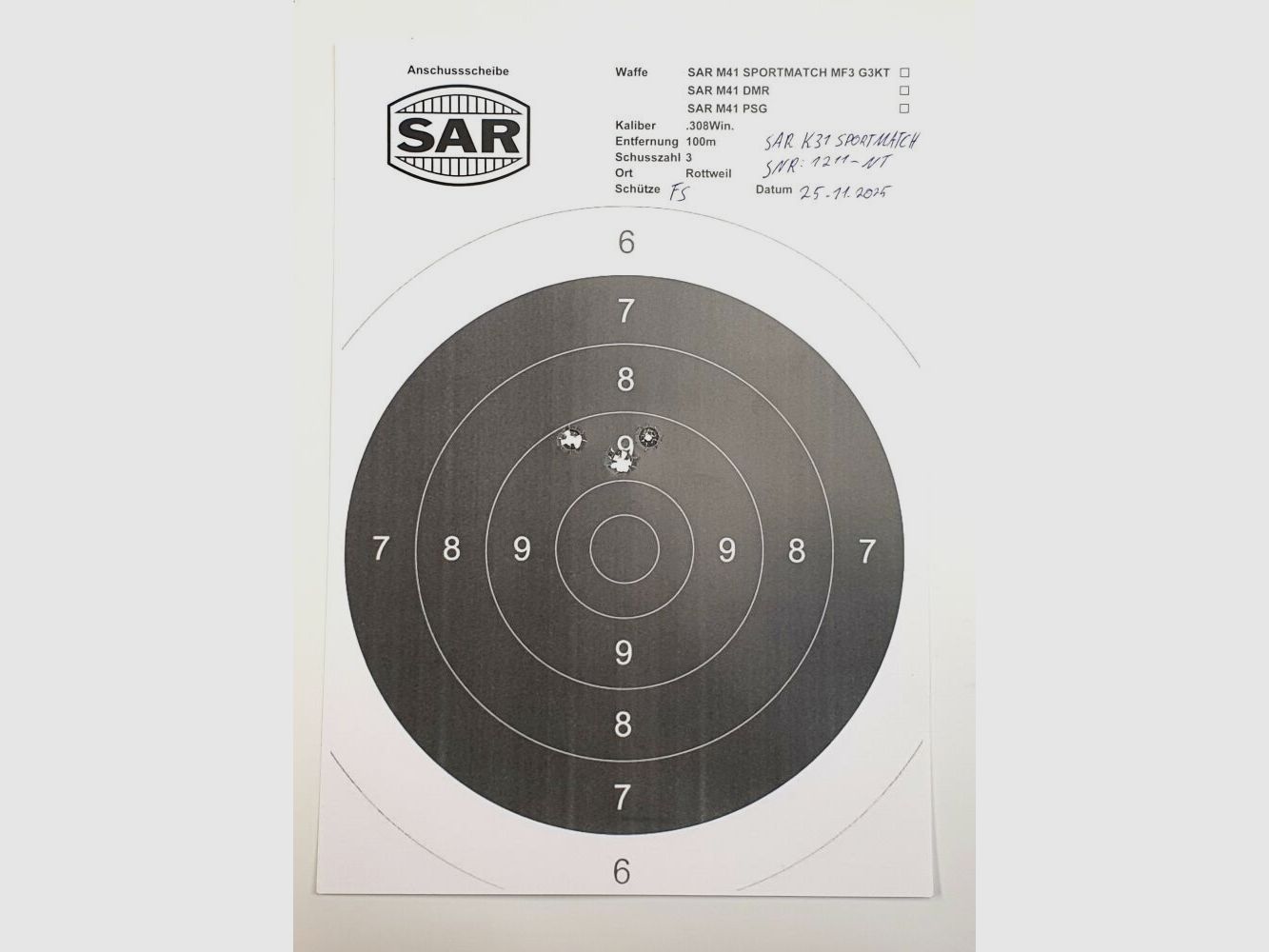 Schwaben Arms GmbH - Nowa produkcja - Karabin powtarzalny SAR K31 SPORTMATCH w kalibrze 308win. podobny do szwajcarskiego K31