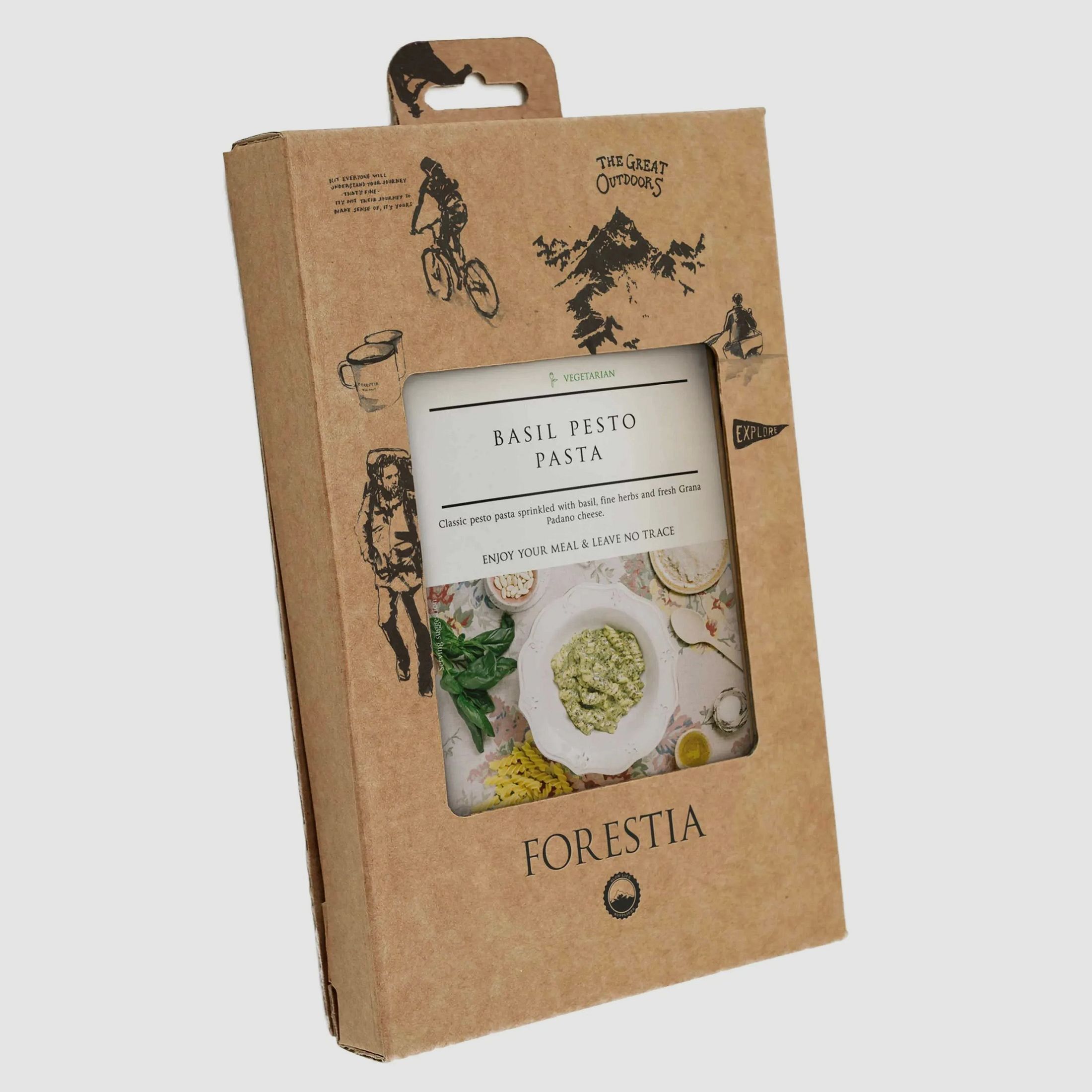 Forestia Nudeln mit Basilikumpesto