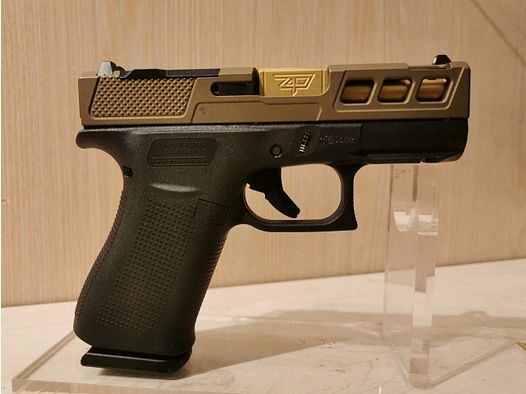 GLOCK ZAFFIRI CUSTOM 43X BURNT BRONZE / GOLD