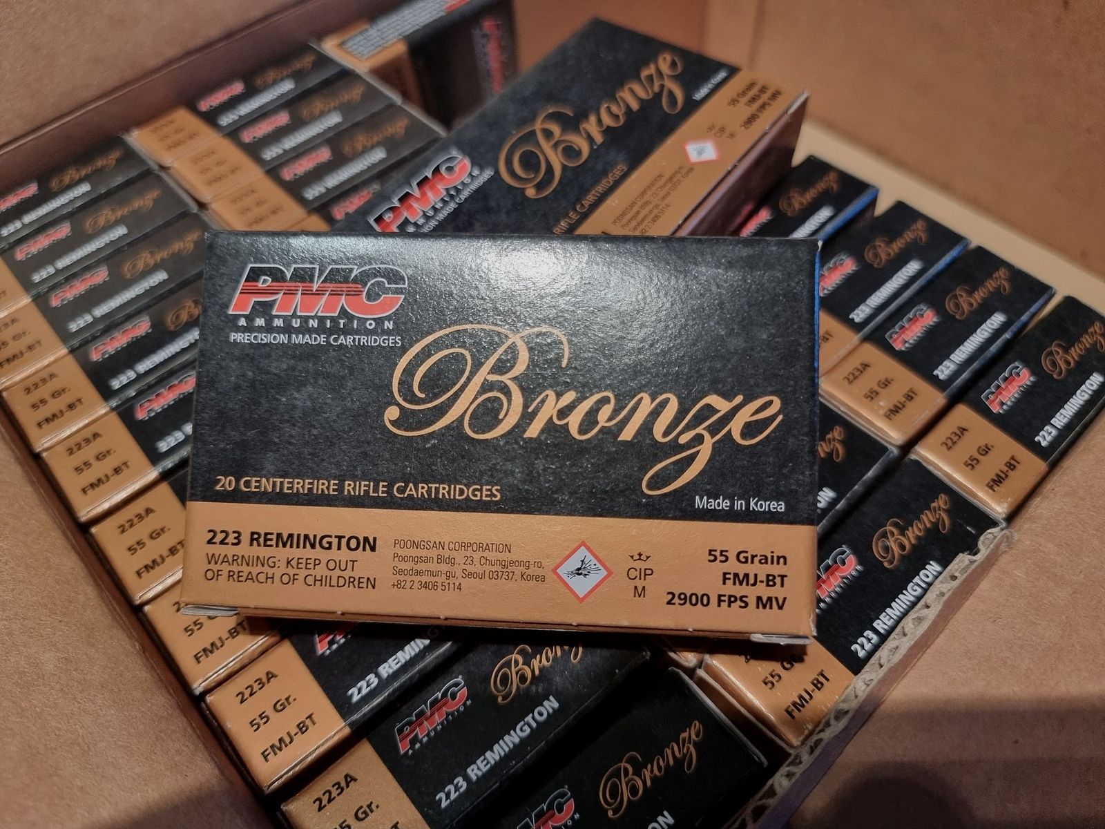 Munizioni .223 Remington 55gr FMJ - vari produttori - S&B Magtech IMI PMC PPU Lapua GGG Norma ecc.