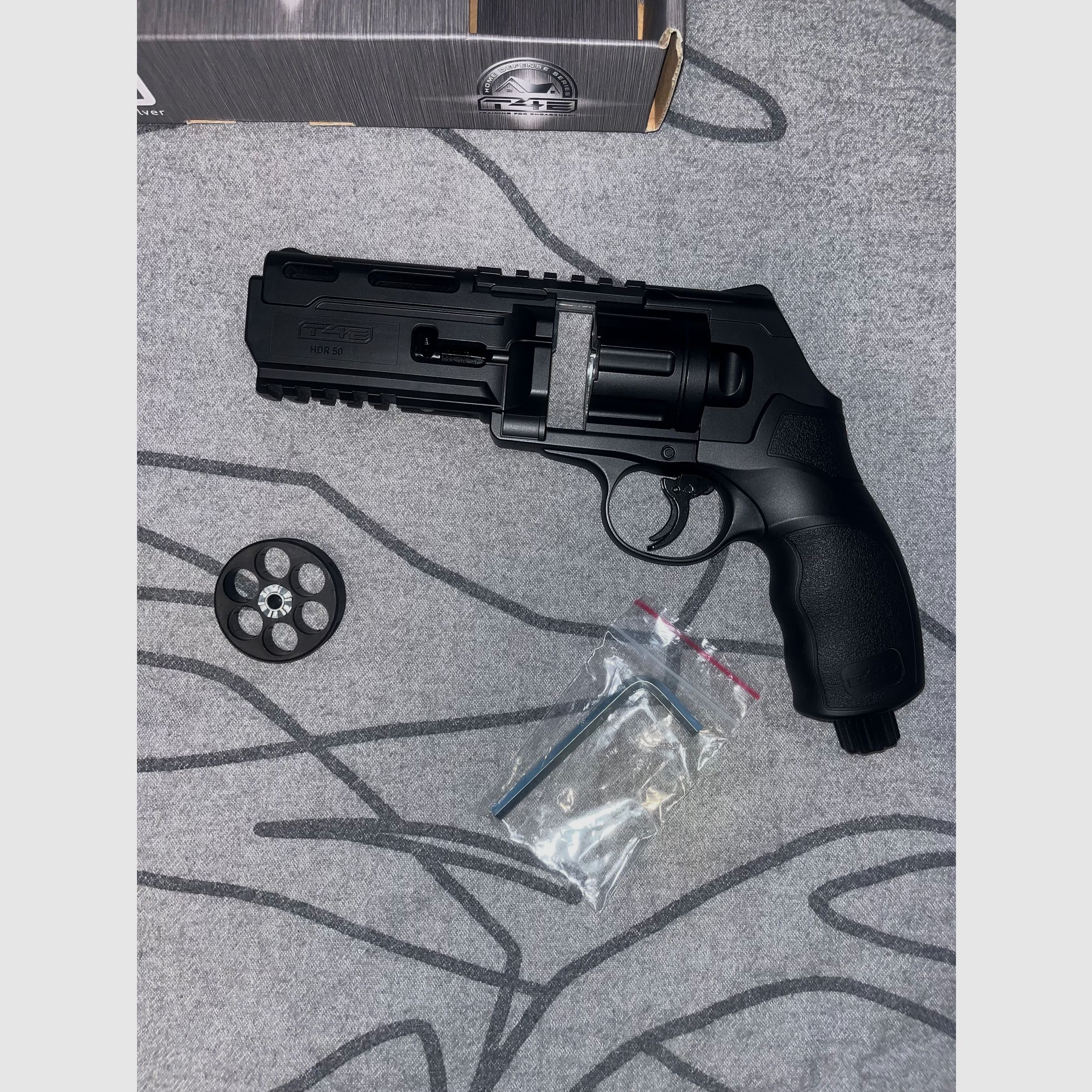 T4E TR50 Gen2 .50 CO2-RAM Revolver Kal. 50 schwarz
