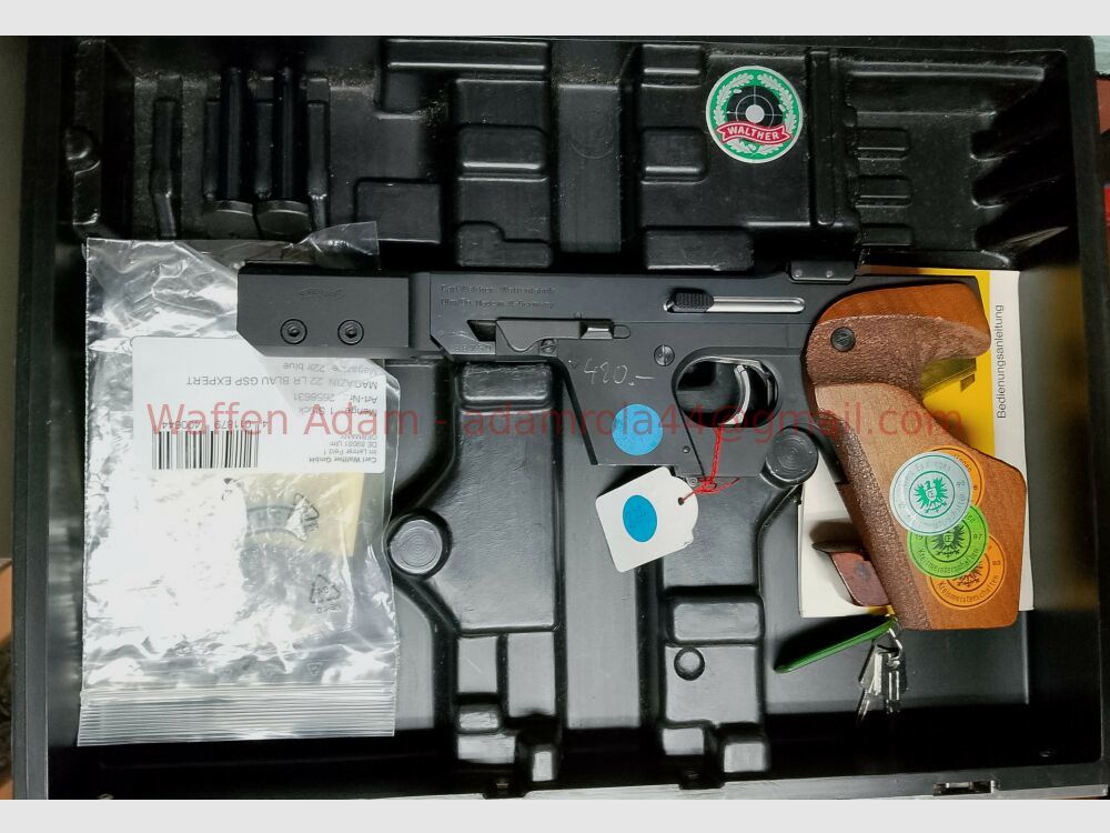 Walther GSP Sportpistole im original Walther Koffer