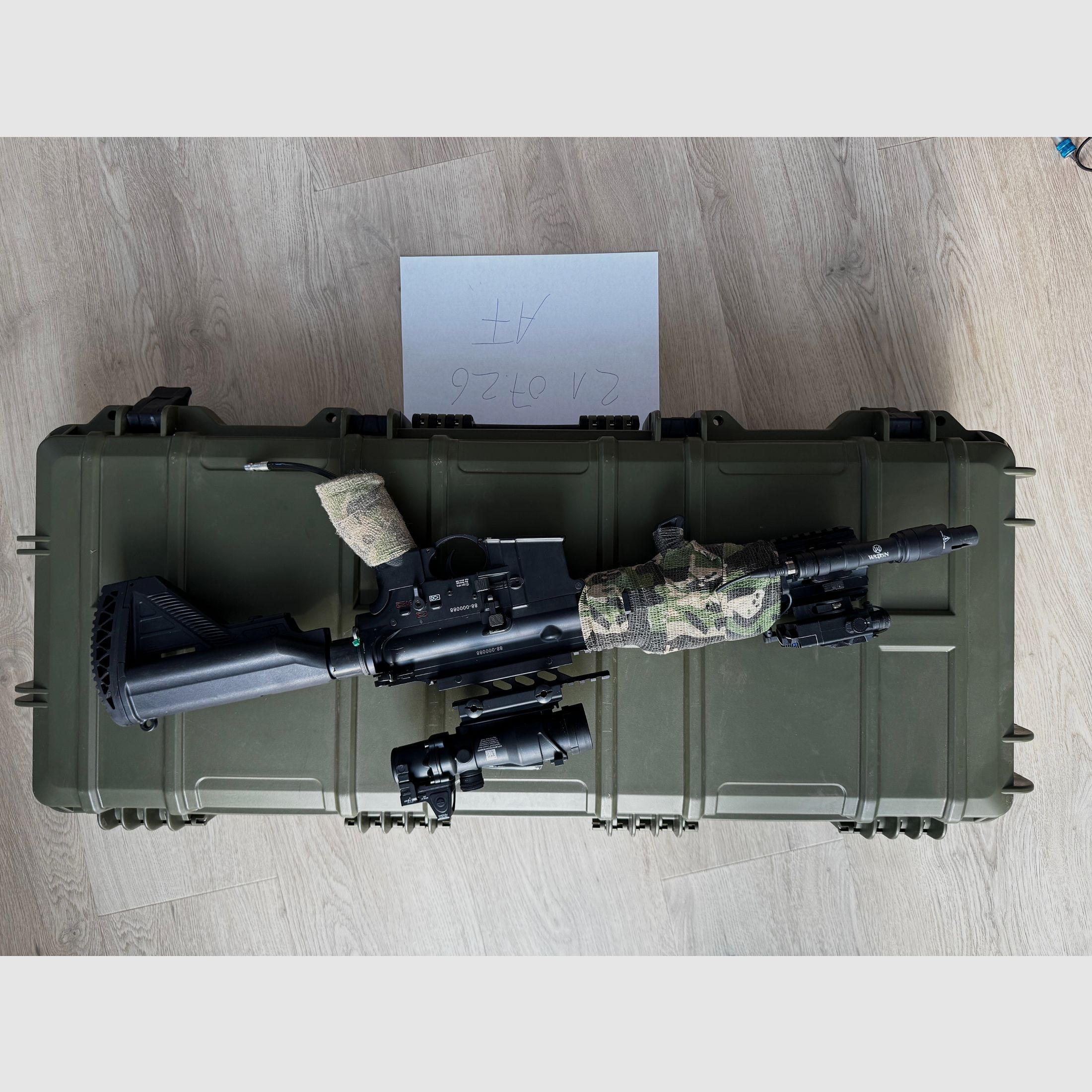 SAC Wolverine Arcturus FC GR16, HPA Black più Beretta M9 GBB
