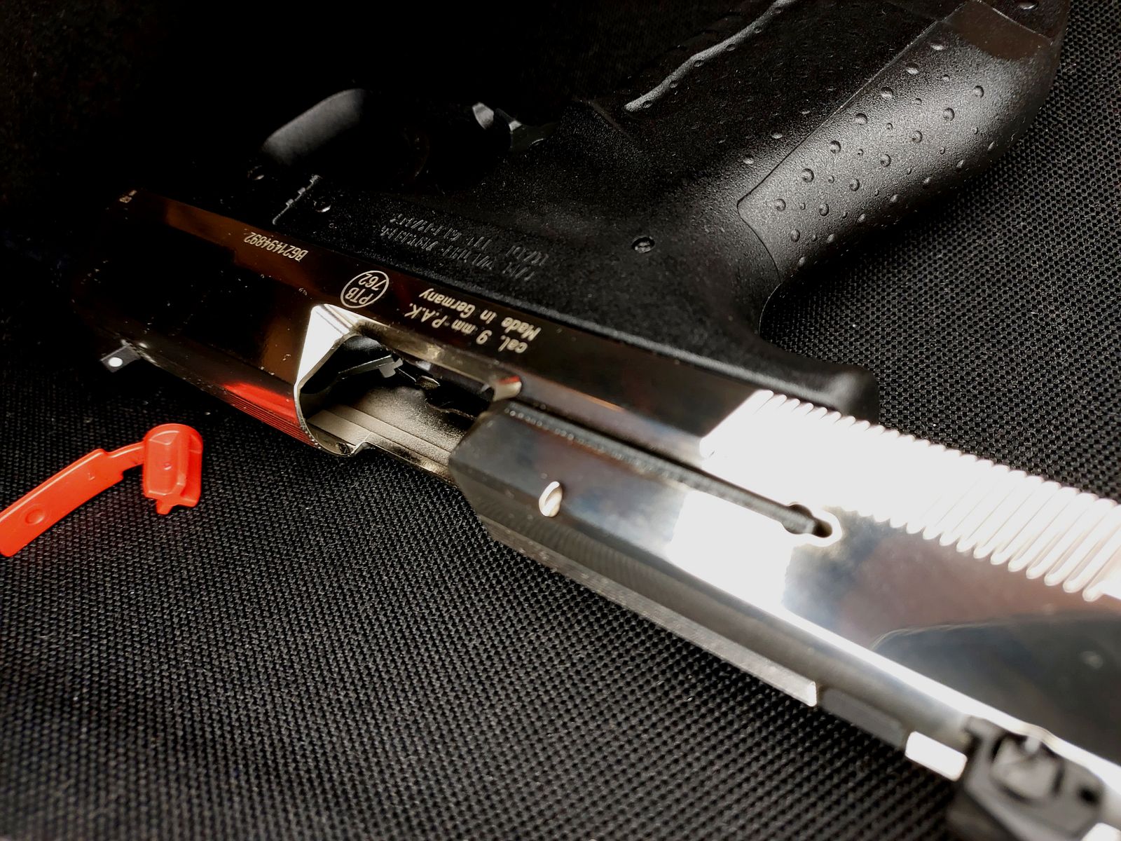 Premium Walther P99 SV NKL Schreckschusspistole 9 mm P.A.K. (PTB 762) P 99 Nickel-Finish [CNC-gefräster Stahlverschluss NKL] NEU!