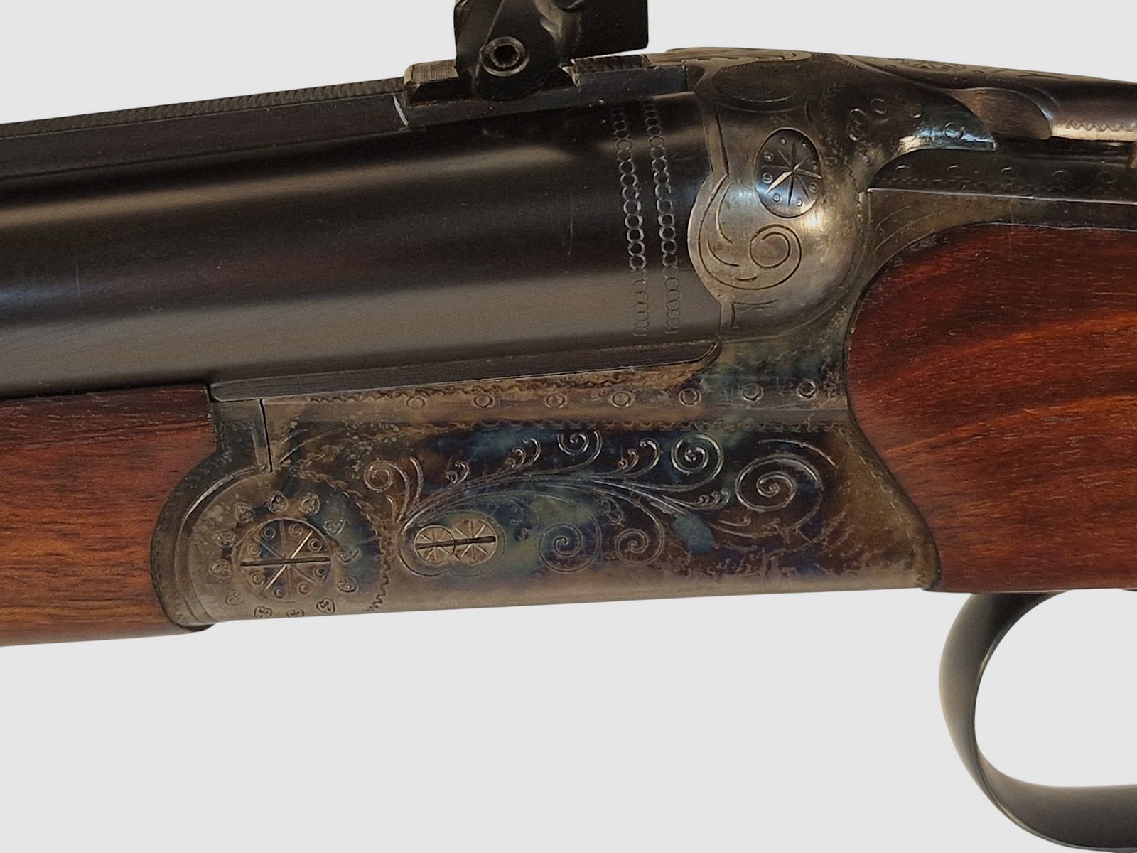 Suhler drilling hardened in caliber .30-06 16/70 22 WinMag with Kahles 2.2-9x42