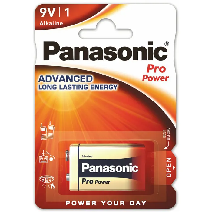 PANASONIC 9 Volt Blokbatterij