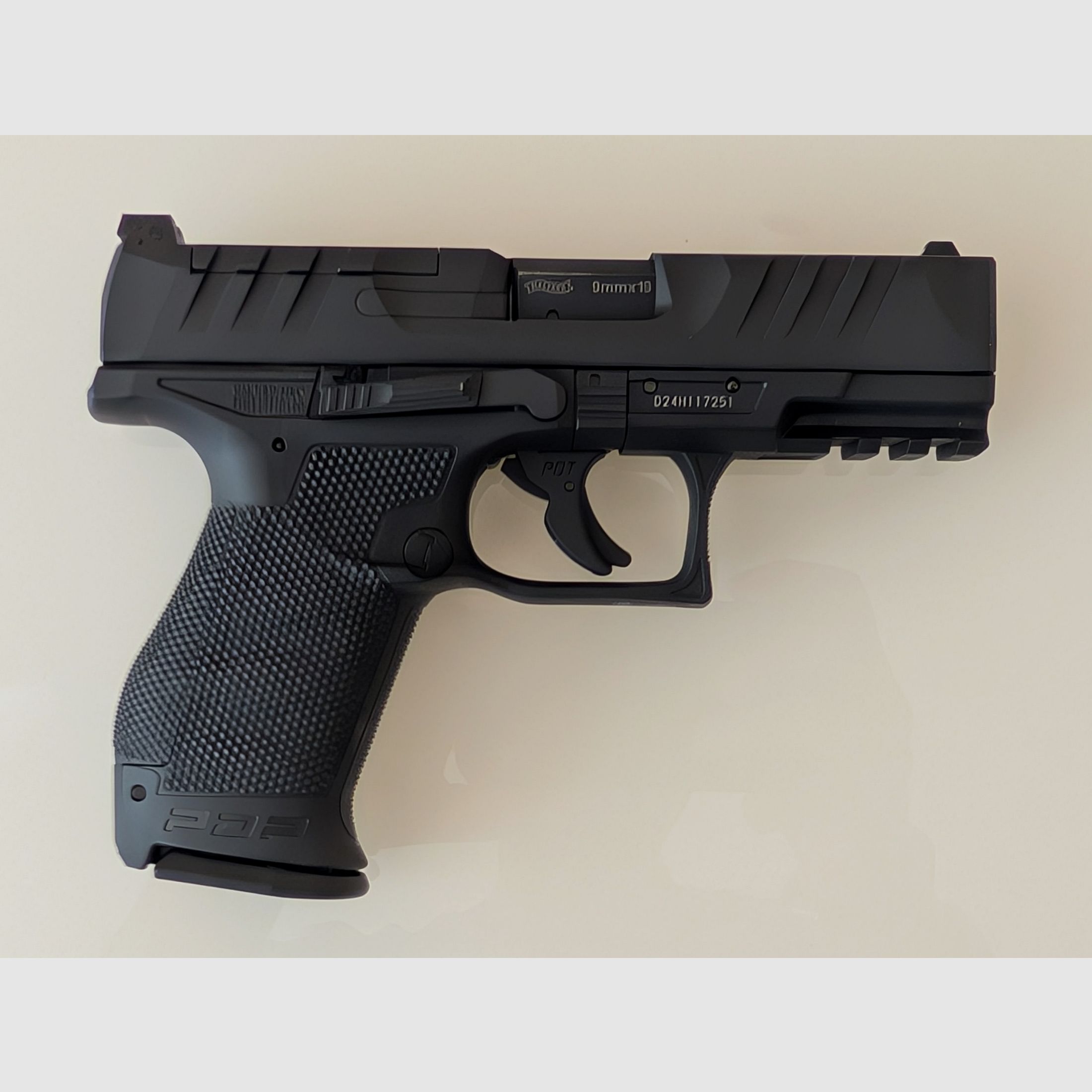 Walther PDP Compact 4" 4,5 mm (.177) BB, CO₂, < 3,0 J, Optics Ready