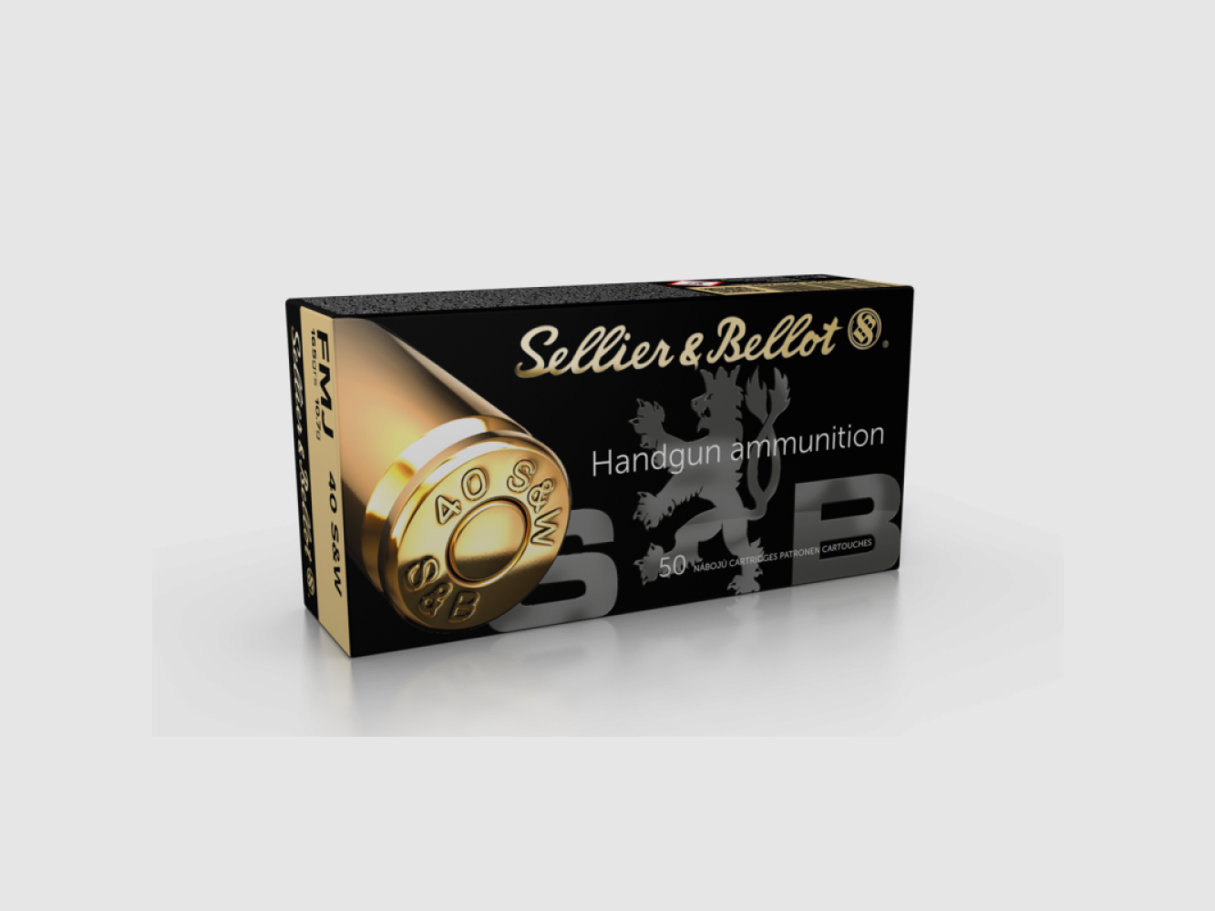 40 S&W S&B FMJ 165gr VE50