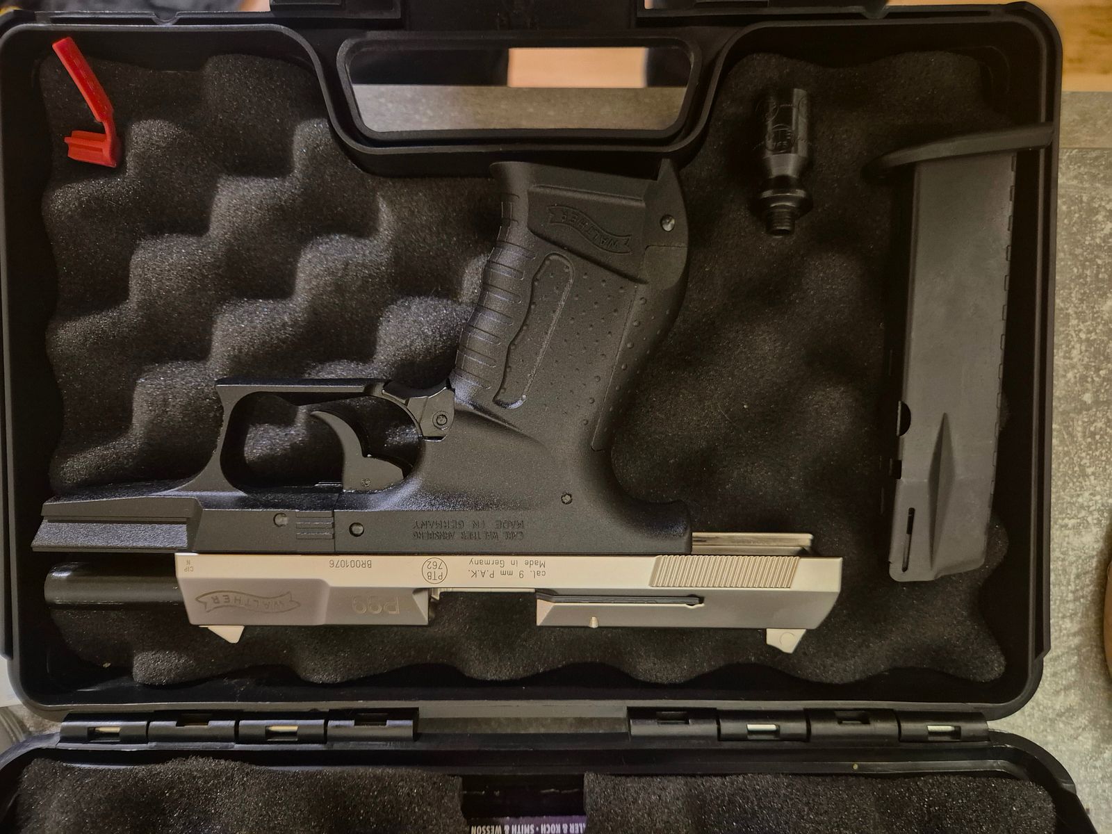For sale Walther P99 Bicolor 9 mm P.A.K.