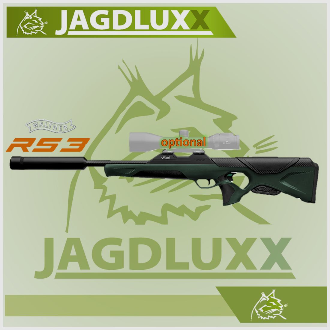 Walther RS 3 Pro Pine Repetierbchse inkl. Schalldmpfer