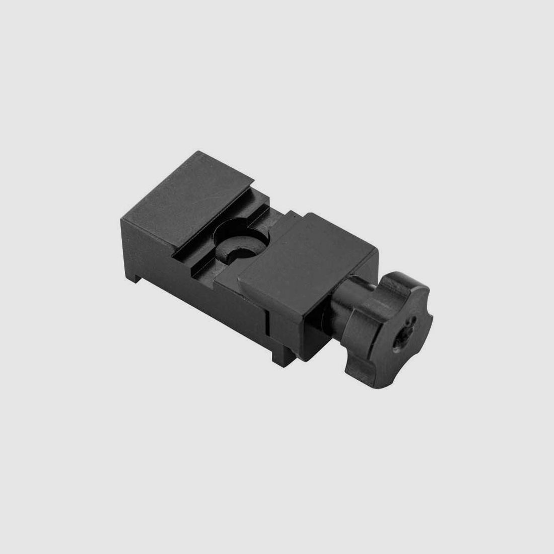 Aluminium-Monoblockfuß mit 11mm Schiene für Kompensator. - Alu-Monoblockfuß, Bild 3 von 5