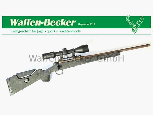 Bergara / CVA Bergara / CVA Cascade LRX Synthetic Cal. .308Win. Sniper Grey Camo LL:51 8-24UNEF Filettatura + Cannocchiale Meopta MeoSport R 3-15x50