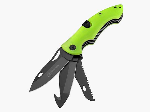 PUMA XP Trifecta 3-Klingen Schliessmesser, Acryl nachleuchtend