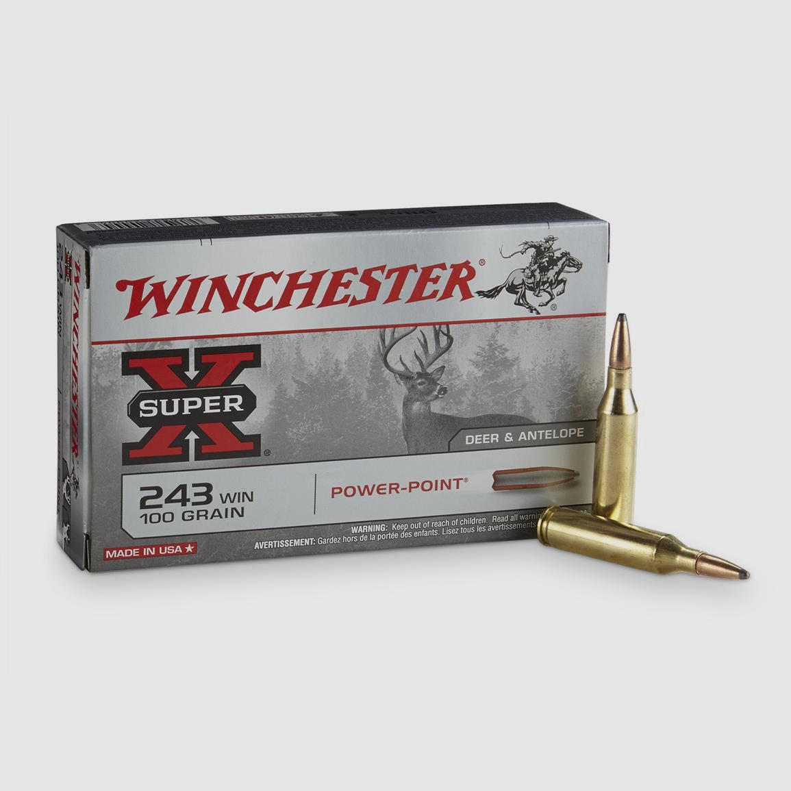 CAL. 243 WIN HORNADY GMX SP 80 GRAINS Verpackung 20 Stk., Bild 50 von 51