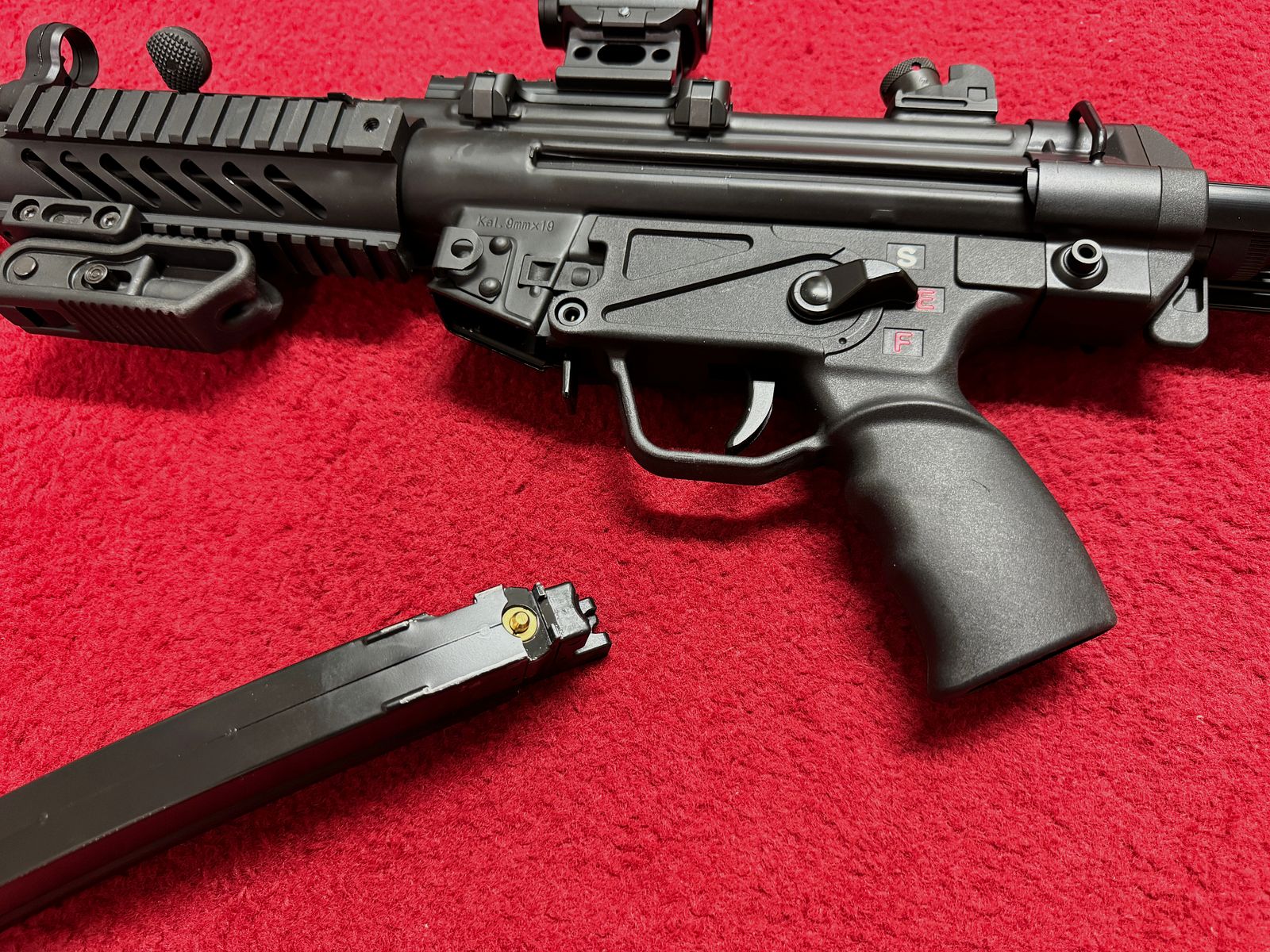 SRC SR5A3 TAC MP5 A3 Full Metal Co2 Blow Back GBB 6mm Airsoft