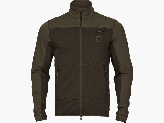 Härkila Olaf Fleece Jacket Hommes Shadow Brown/Forest Night, XL