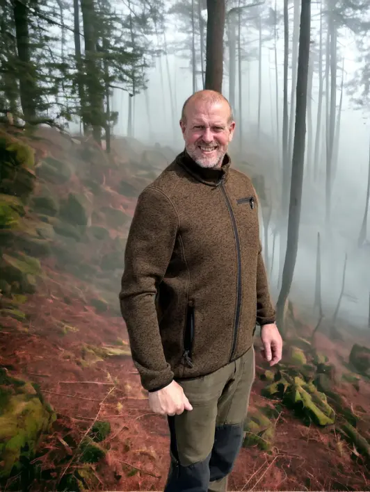 Hike ‘n Hunt strikket fleece, billede 1 af 3