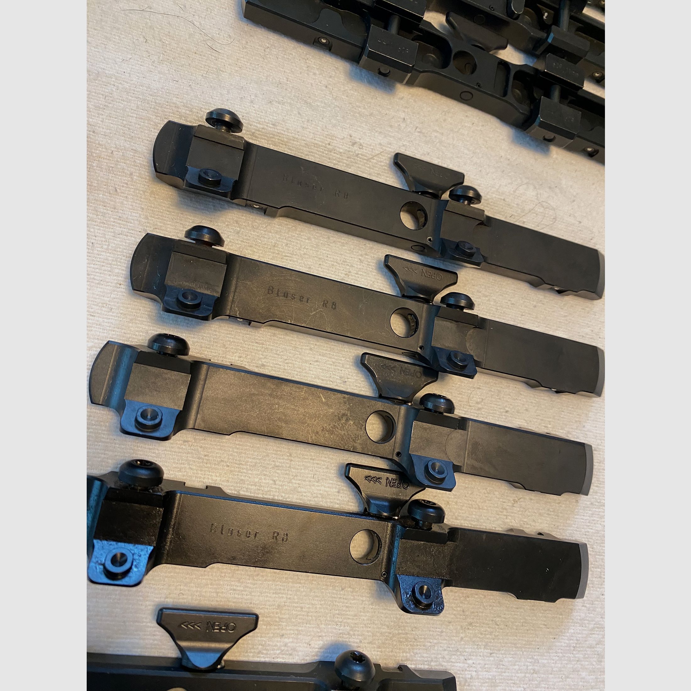 Rail de montaje Dentler, Blaser, Zeiss, Blaser R 8, Klemm, Prisma, montaje, etc.