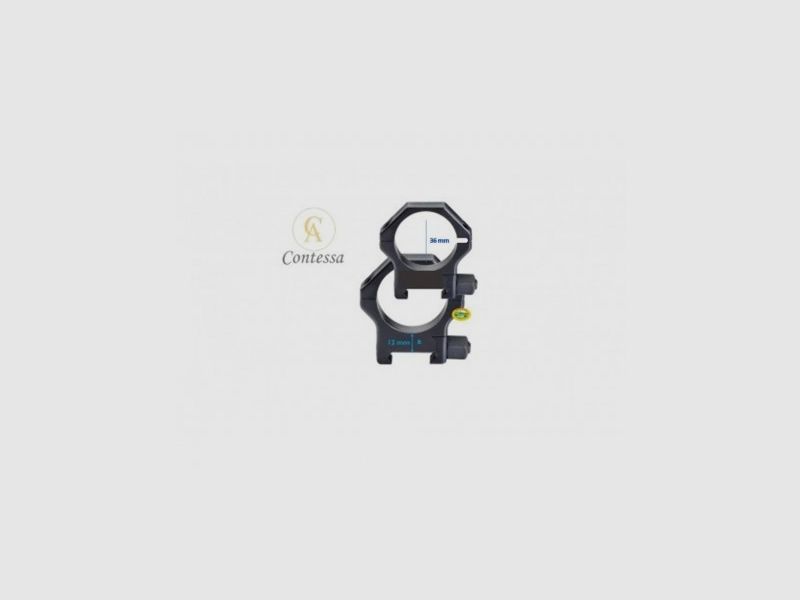 CONTESSA Picatinny-Ringe 36mm H 12 SPP06/B