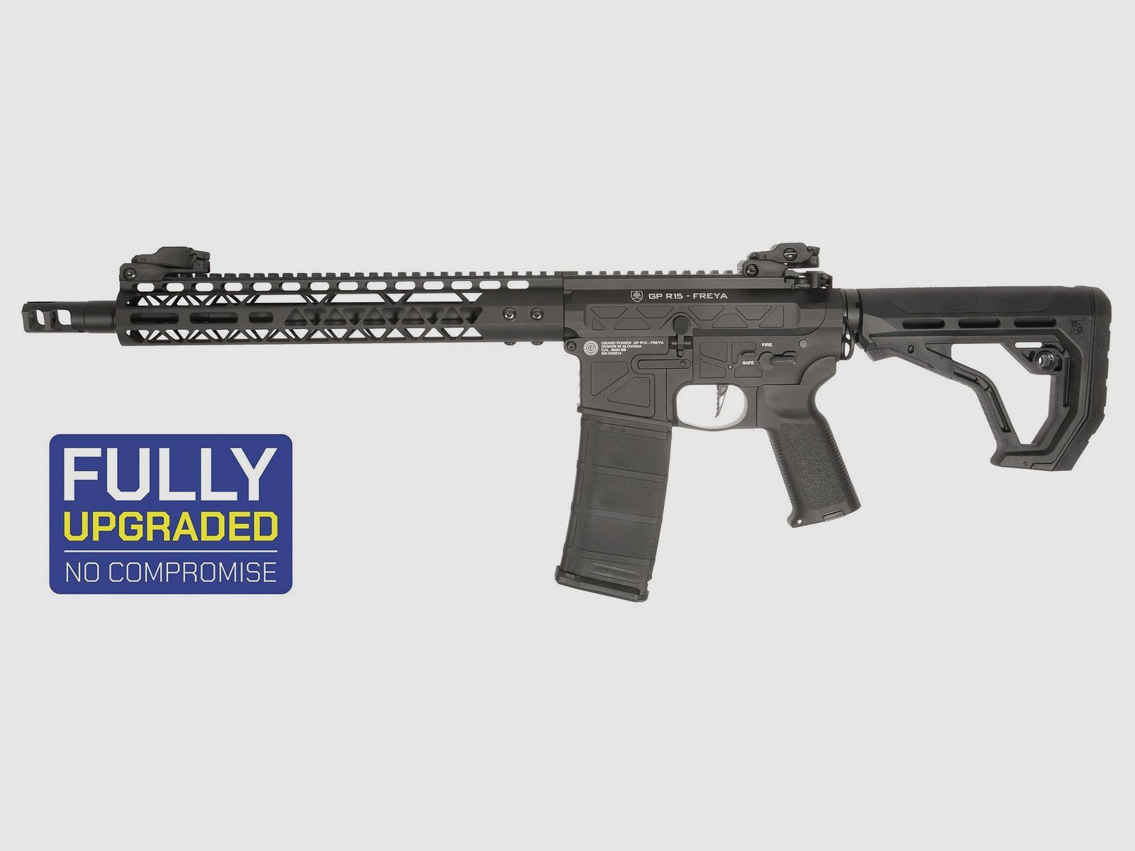 GP R15 FREYA Skeleton 13" gen.2 Mlok FREYA ALPHA Schwarz S-AEG Frei ab 18 Jahren | Delta Armory