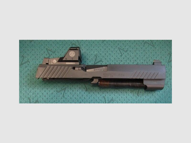 Pistole SIG Sauer P320 X-Five mit Wechselsystem mit Romeo Holosight und Zu. P320