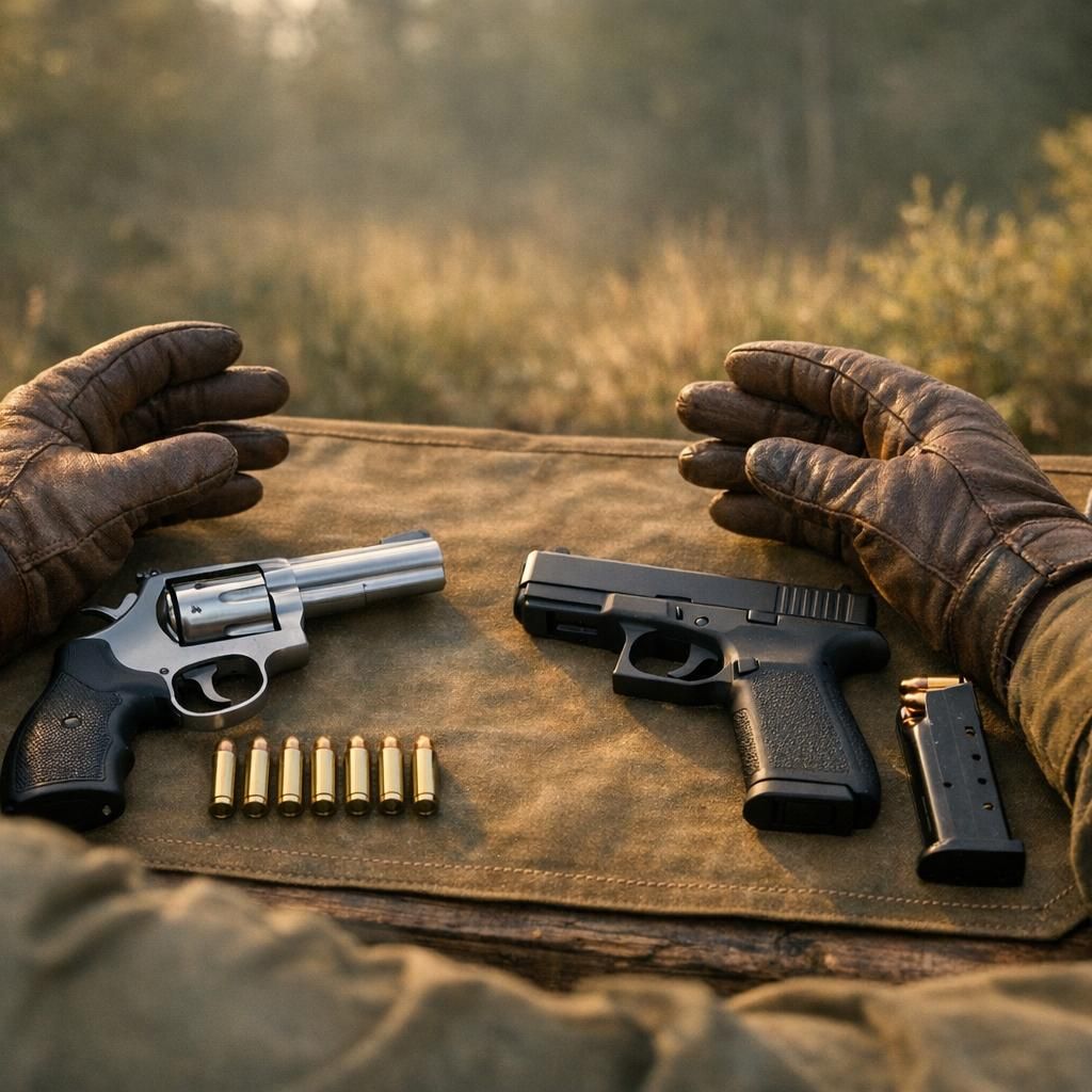 Revolver vs. Pistole: Für Jäger im Vergleich
