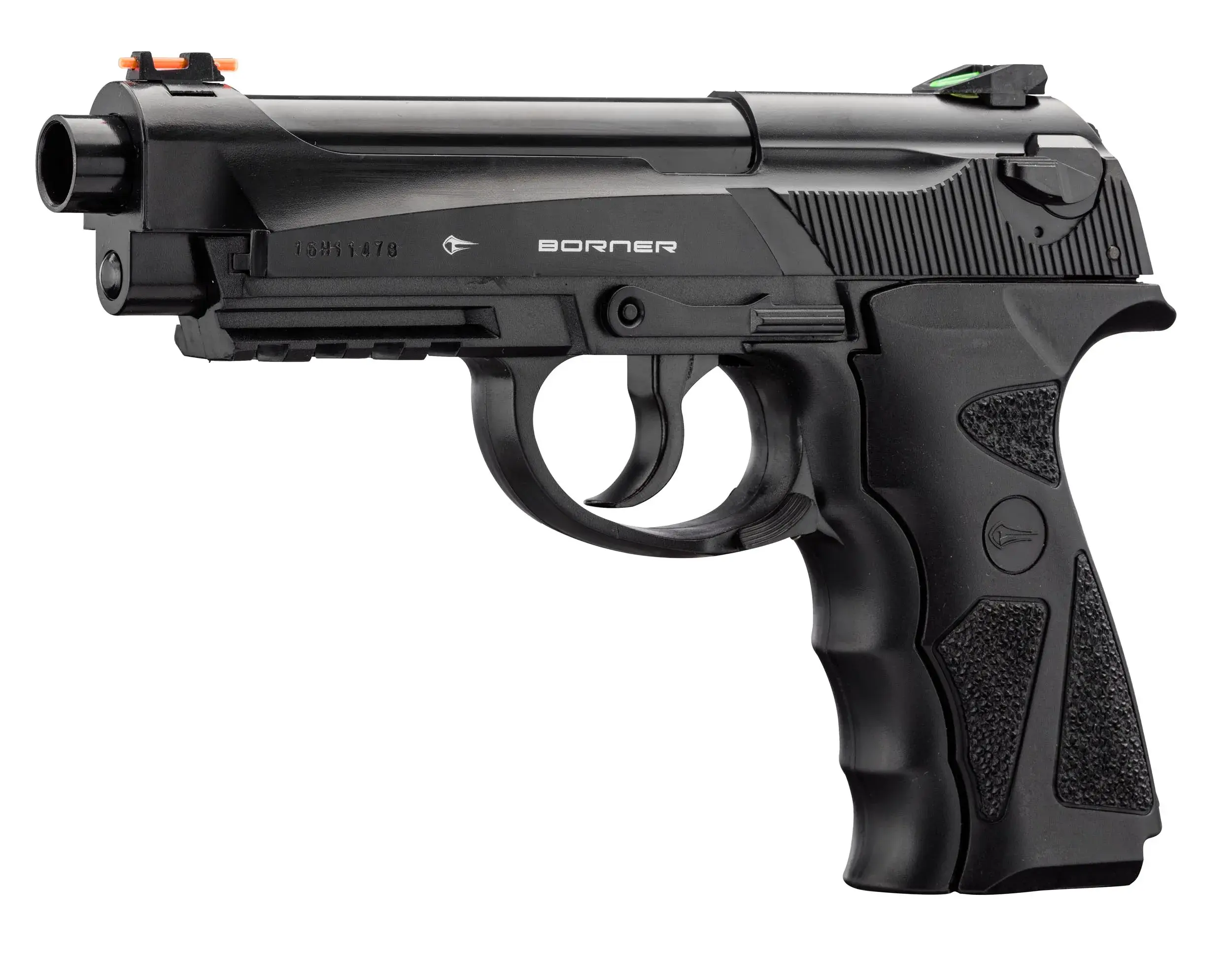 Pistola CO2 Borner Sport 306M Slitta Fissa Calibro 4.5BB'S, immagine 2 di 4