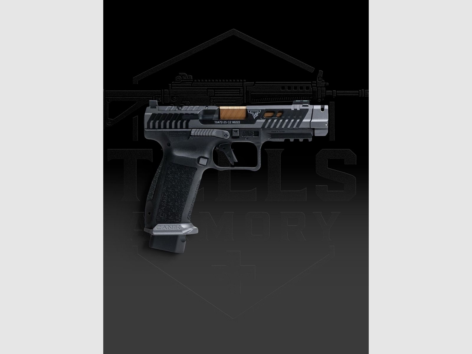 CANIK TTI COMBAT SMOKE, 9x19mm, immagine 1 di 4