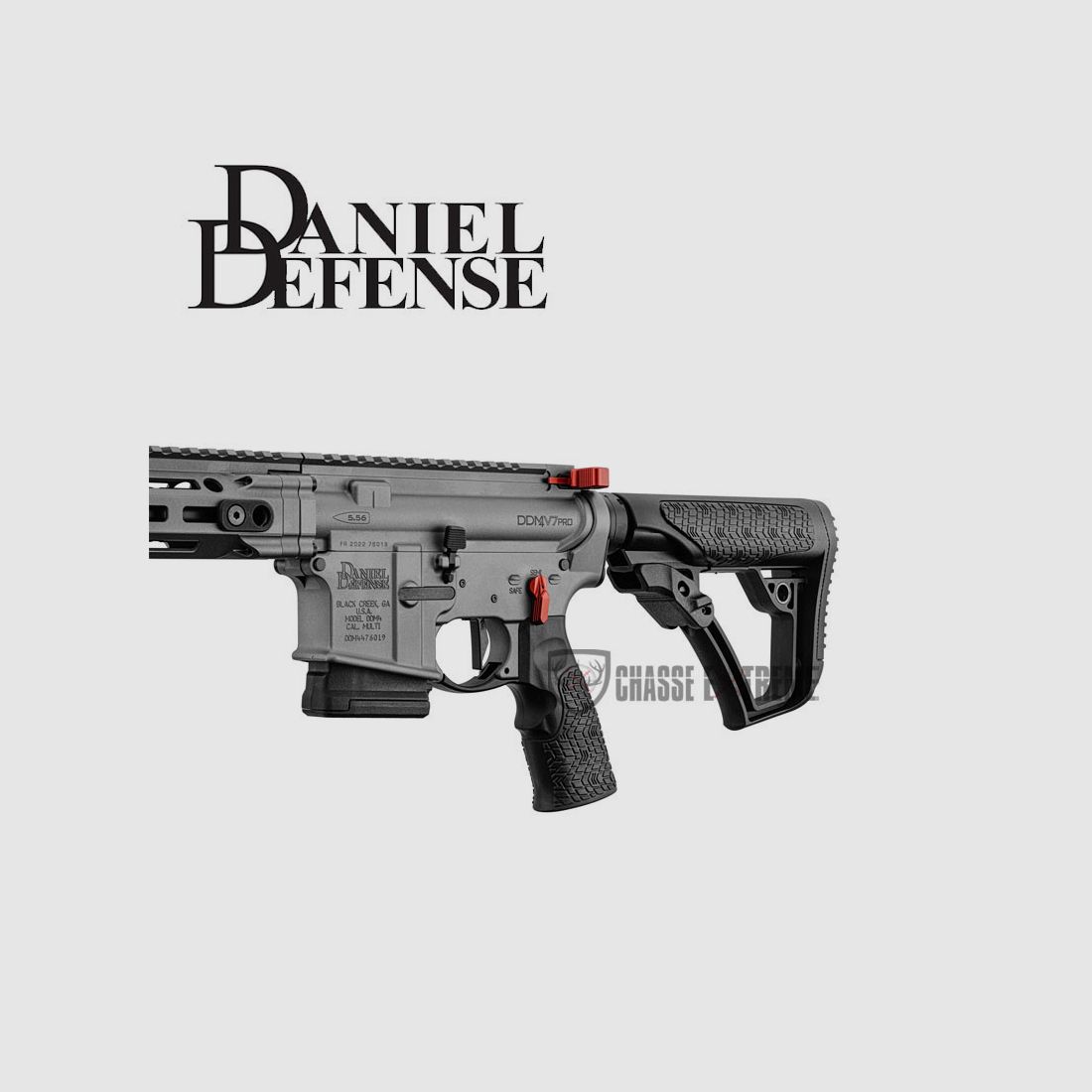 Büchse DANIEL DEFENSE M4 V7 PRO 18'' Kal. 223 Rem Grau, Bild 3 von 10
