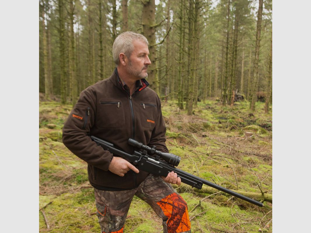 ShooterKing Softshell Jacke Signaljacke Mossy Blaze Orange Camo S