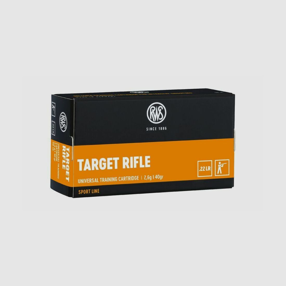 RWS Target Rifle 2,6g/40grs à 50 .22lr, image 1 sur 2