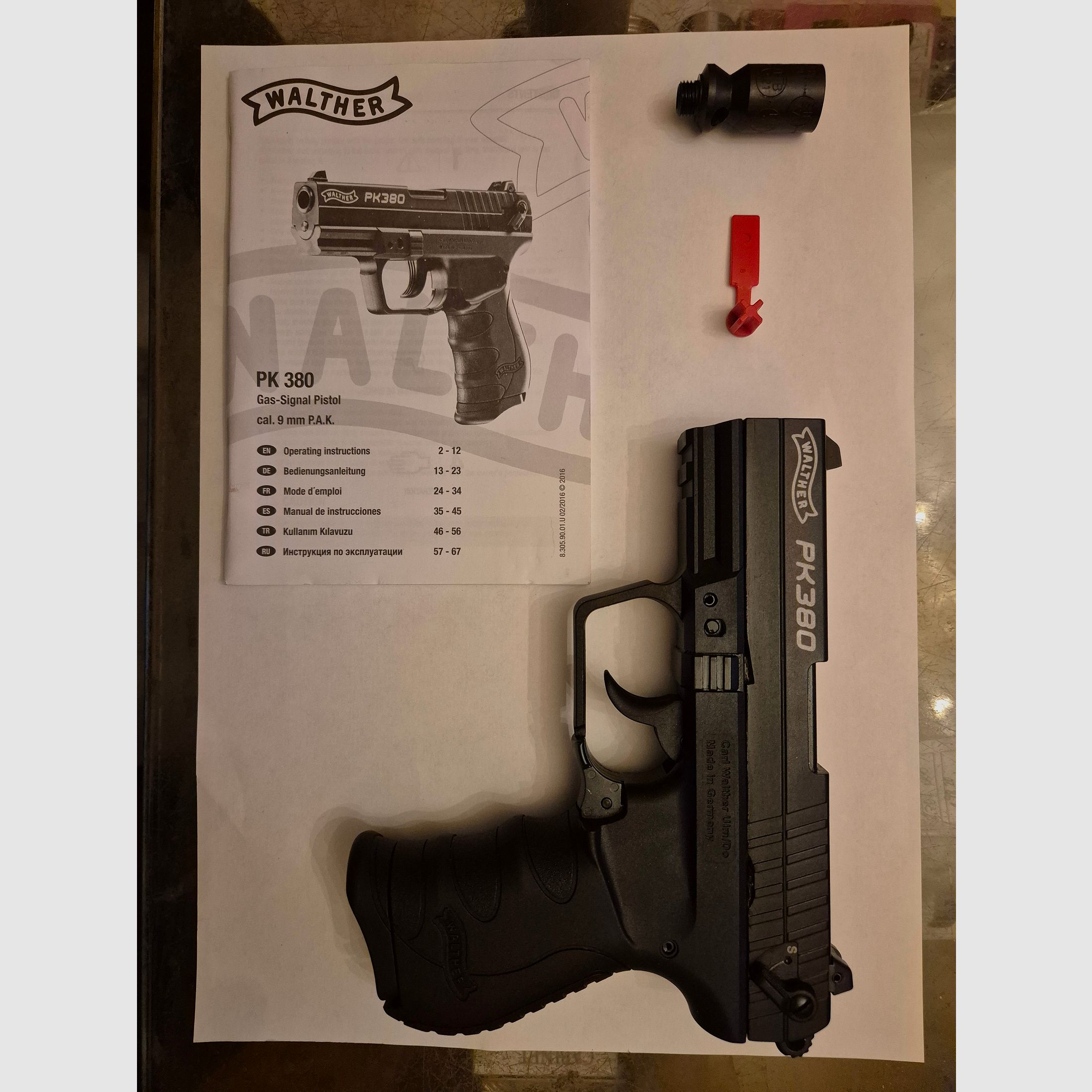 --- PK 380 --- NEU --- 9mm P.A.K ---