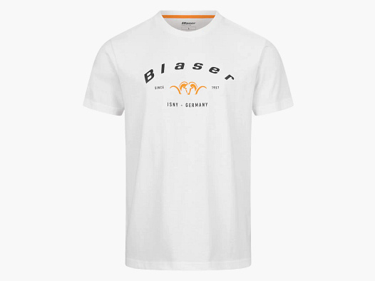 Blaser T-Shirt T 24 z logo Argali (Biały)