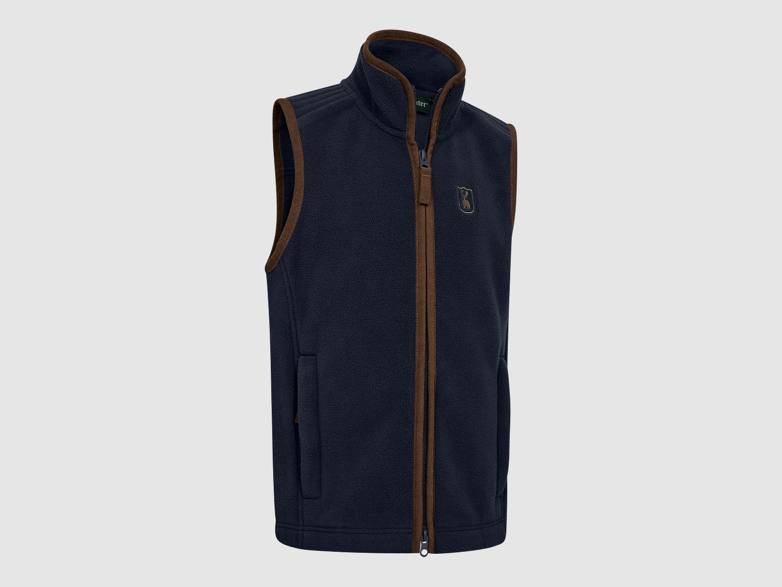 Youth Cumbria Fleece Weste - Dark Blue – Kleidergröße Kinder: 152